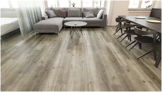 Кварцевый ламинат Фарго в интерьере