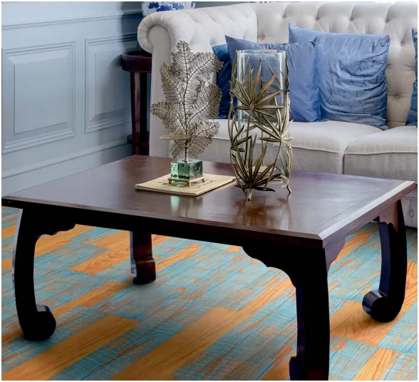 Пробковый пол Коркстайл под паркет цветной