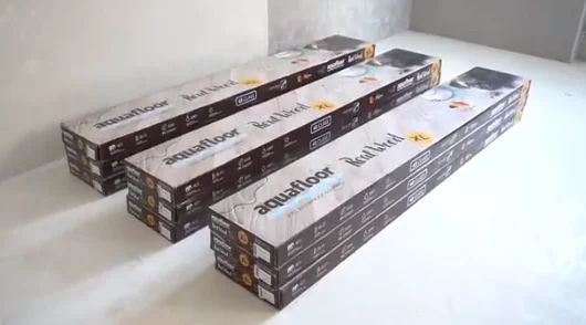 Акклиматизация водостойкого ламината Aquafloor