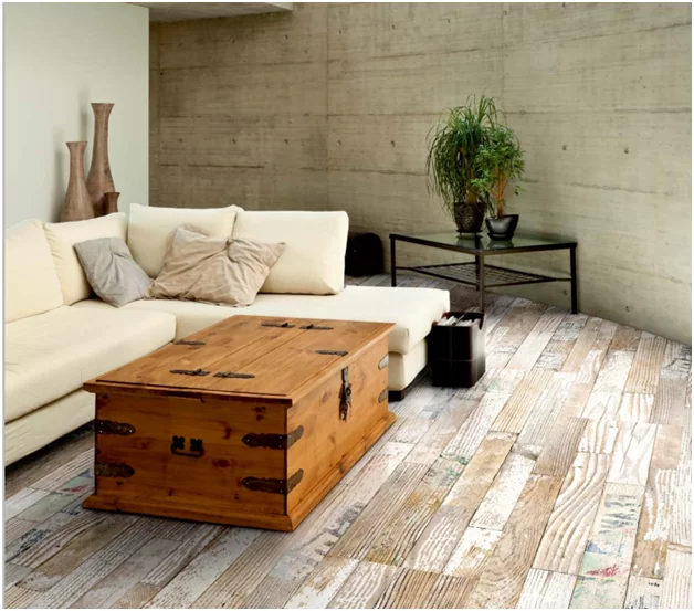 Пробковый пол Corkstyle под дерево в интерьере