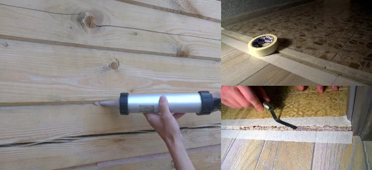 Пробковый герметик ISOCORK применение снаружи