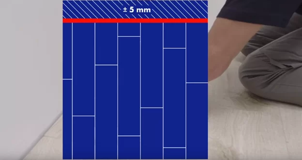 Укладка клеевой виниловой плитки Квик Степ раскладка