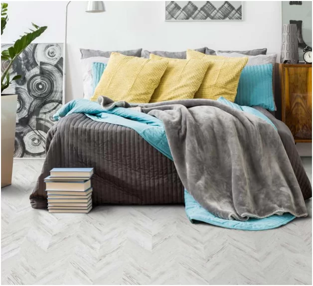 Пробковый пол Коркстайл под паркет елочку