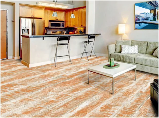 Пробковый пол Corkstyle цветной оранжевый