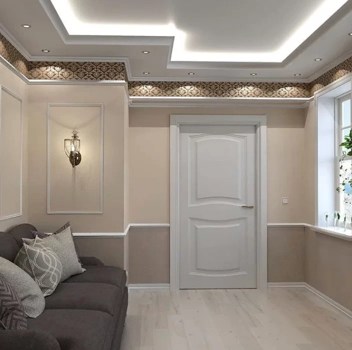 Лепной декор Cosca в интерьере, Плинтус Cosca