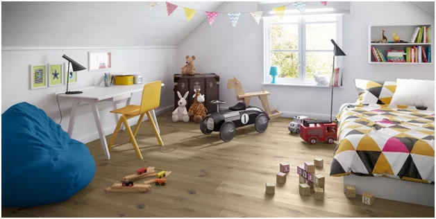 Паркет в детской комнате