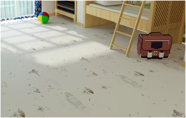 Пробковый пол в детской