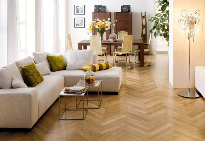 Паркет елочка в квартире