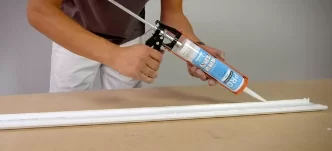 Плинтус Перфект установка на клей