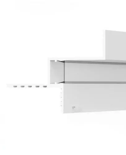 Теневой парящий профиль Pro Design Gipps 602W белый алюминий