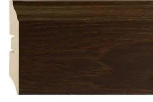 Купить Плинтус МДФ Smartprofile STRONG 82 Дуб Филадельфия коньяк