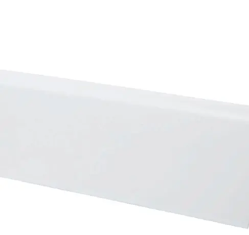 Плинтус HSP FOLI из вспененного ПВХ 60 белый лак цена