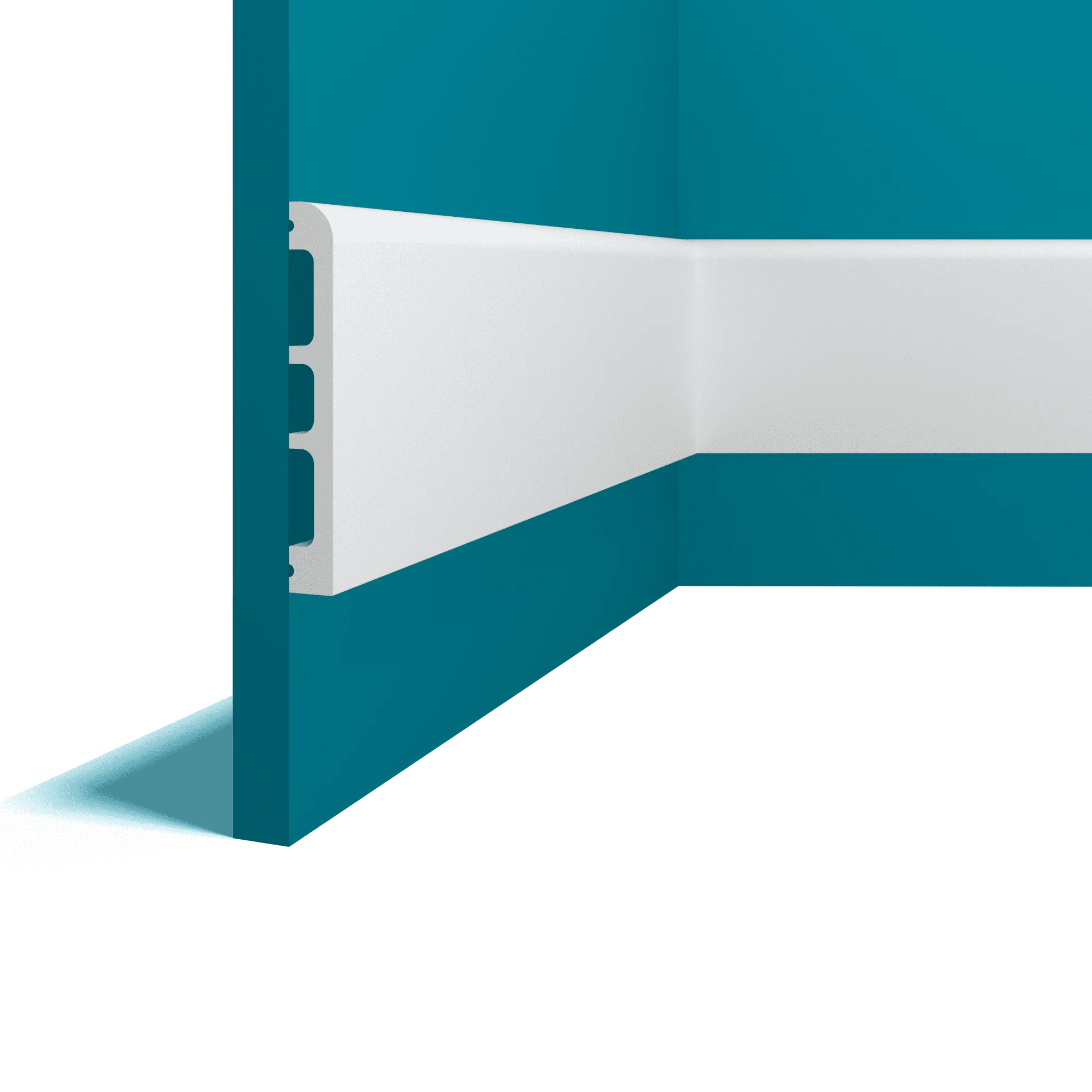 Плинтус из дюрополимера в интерьере