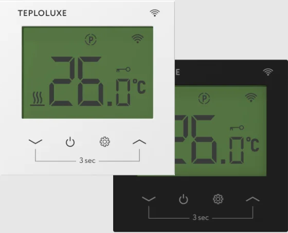 Терморегулятор электронный Теплолюкс Pontus wi-fi белый EvoHeat электрический в матах