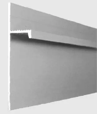 Теневой плинтус  ДЕКОПРОФИЛЬ 5955 40 мм алюминиевый анодированный СЕРЕБРО купить