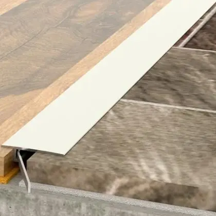 Порог Pro Design Doorstep 571 белый муар 2,8 м для стыковки напольных покрытий