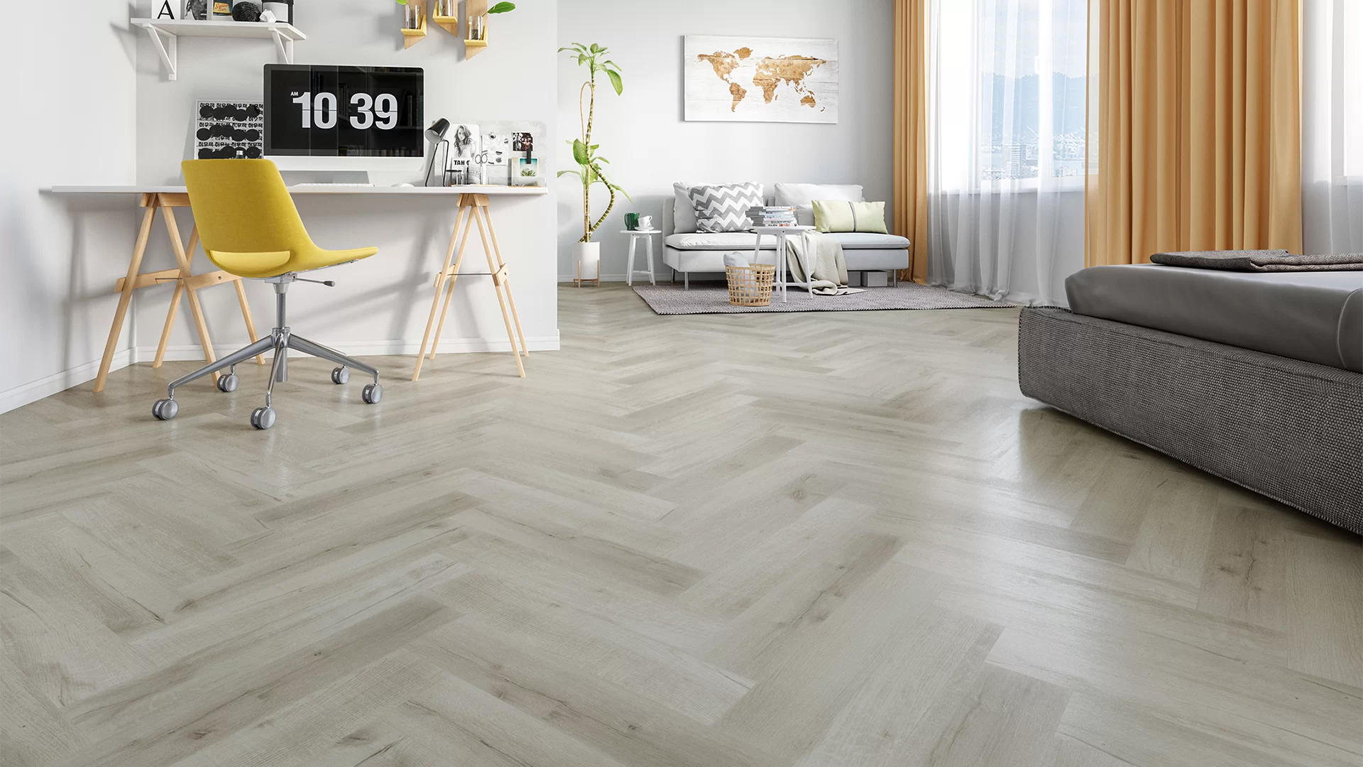Кварцевый ламинат Fargo Паркет Parquet Дуб Лондонский Туман 33-81996-14 купить