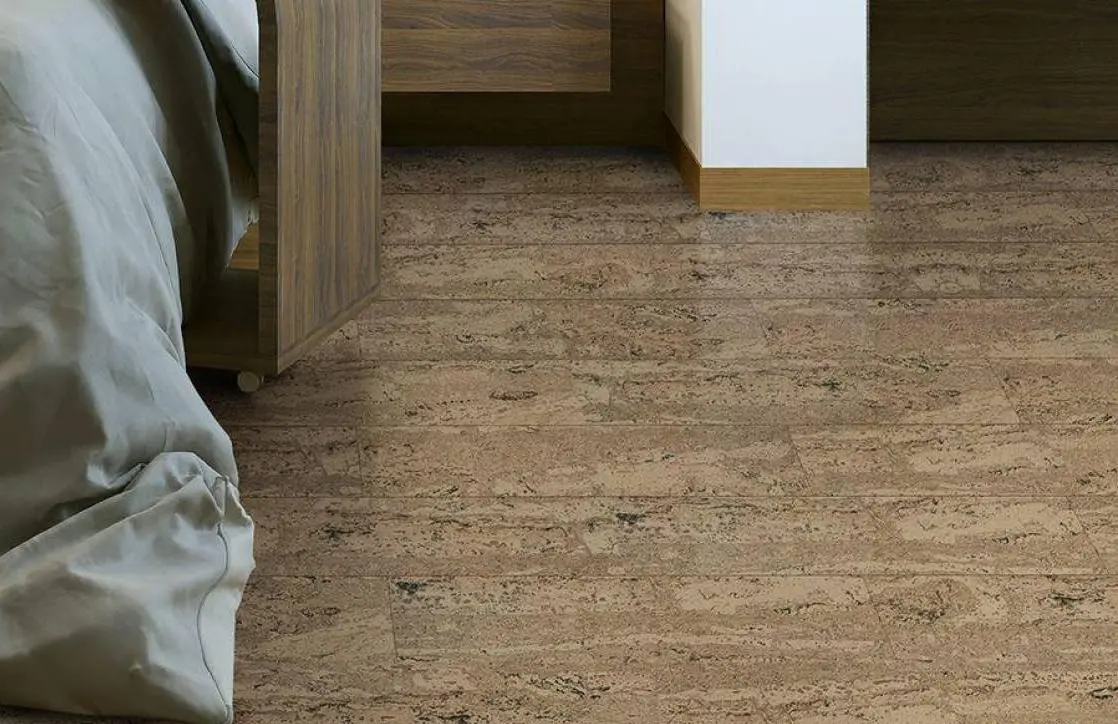 Пробковый пол на замках Comprido March плюсы