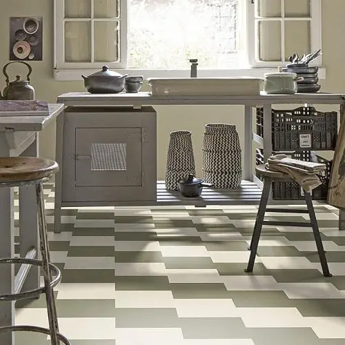 Мармолеум замковый Forbo Marmoleum Click Square 300*300 333355 Rosemary Green купить в Москве