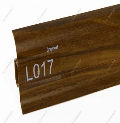 Плинтус Line Plast L017 Орех темный в Москве