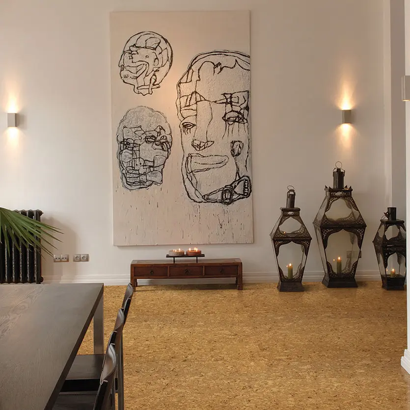 4 мм клеевой пробковый пол Wicanders AJ8E002 ORIGINALS SHELL под PU лаком от прямого поставщика