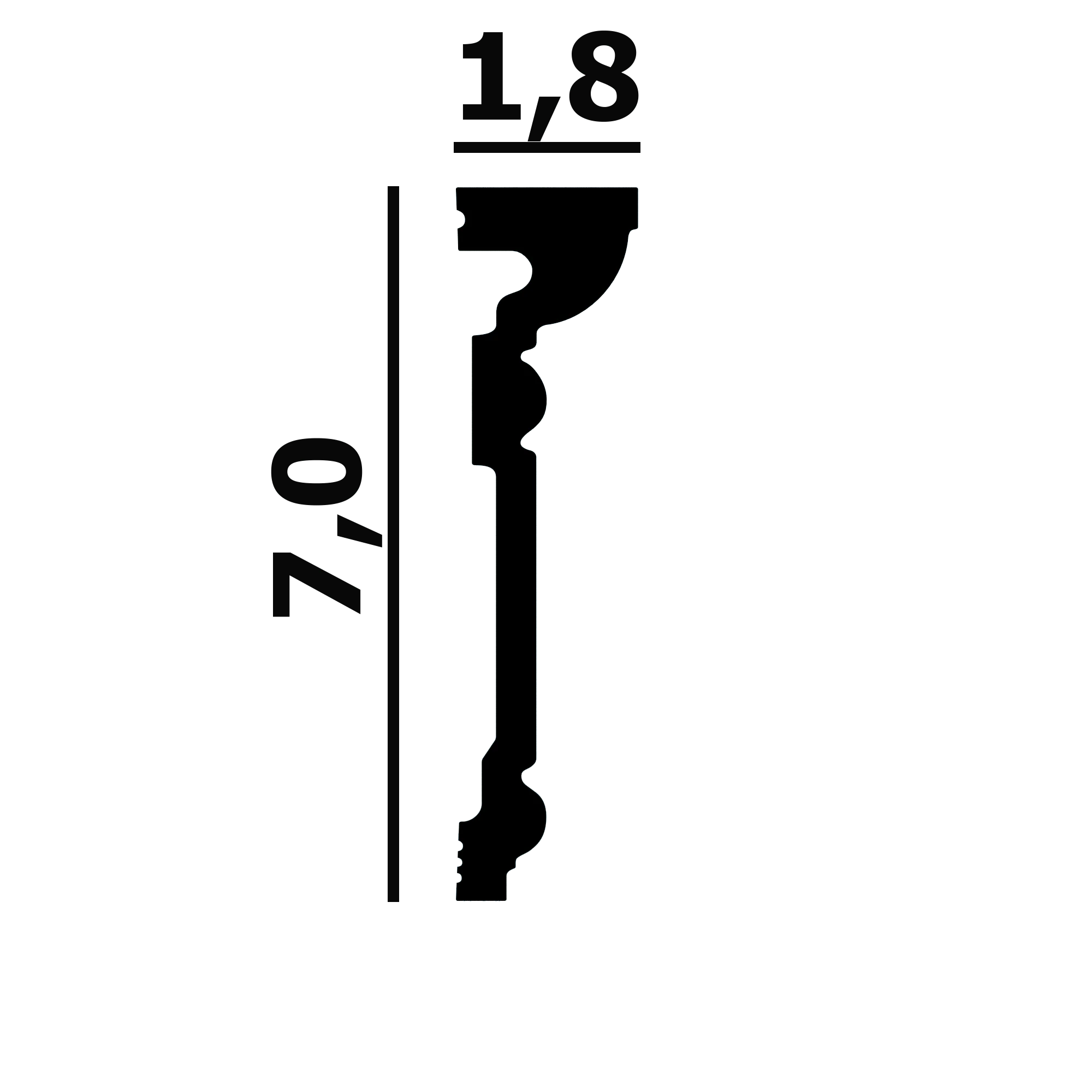 Молдинг P97 Перфект Плюс лепнина