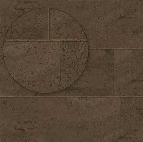 Пробковый пол на замках Fantasie Brown в Москве