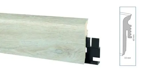 Плинтус Arbiton Vigo 60 Дуб Vermont гибкий