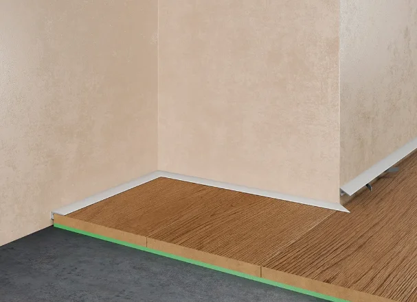 Микроплинтус щелевой плинтус для пола Pro Design Mini 7067 W белый RAL 9003