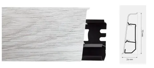 Пластиковый плинтус напольный цена