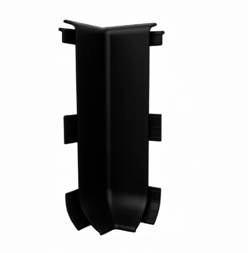 Угол внутренний к плинтусу Vilo LINELA черный упаковка из 2 шт к плинтусу Идеал