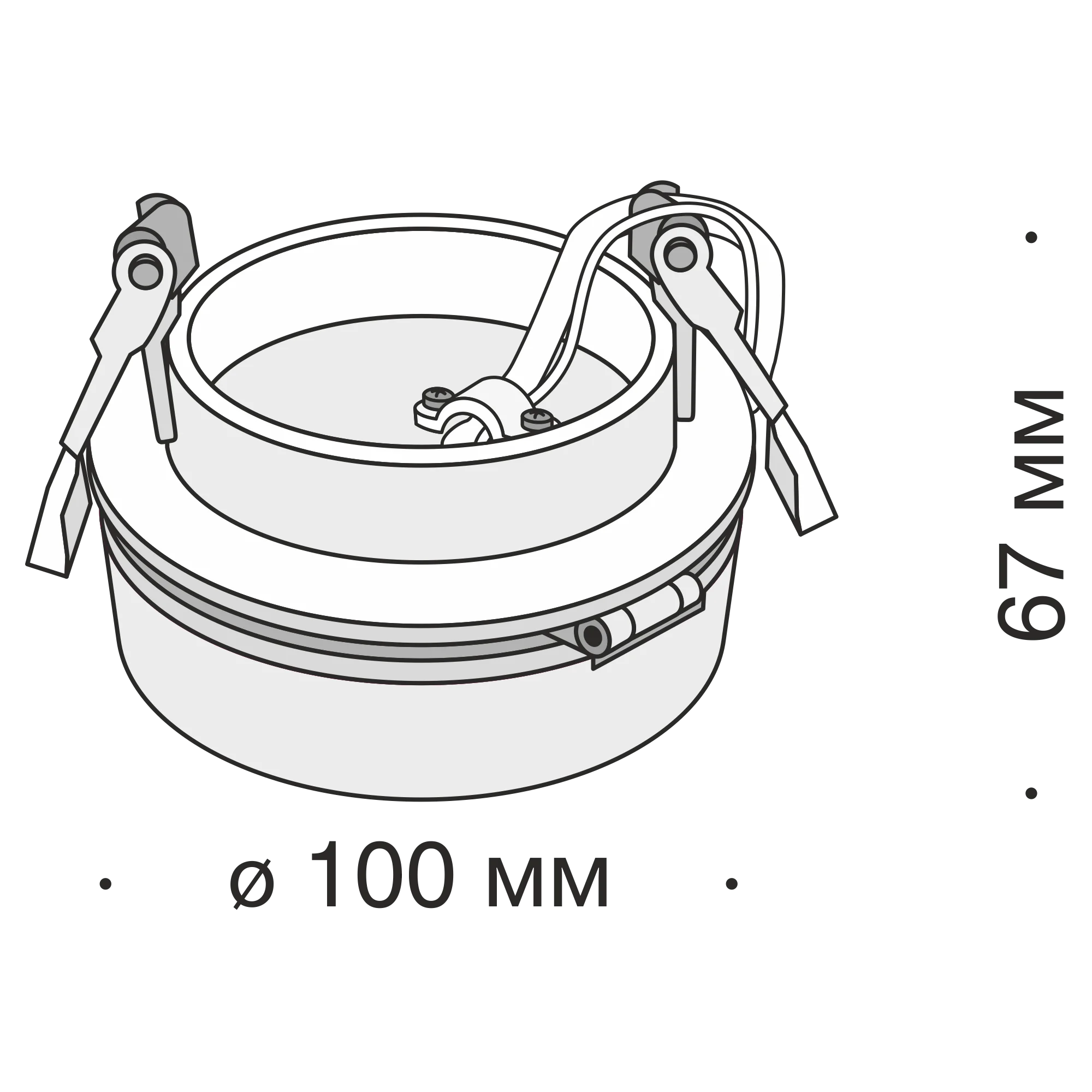Встраиваемый светильник Technical DL2003-L12W