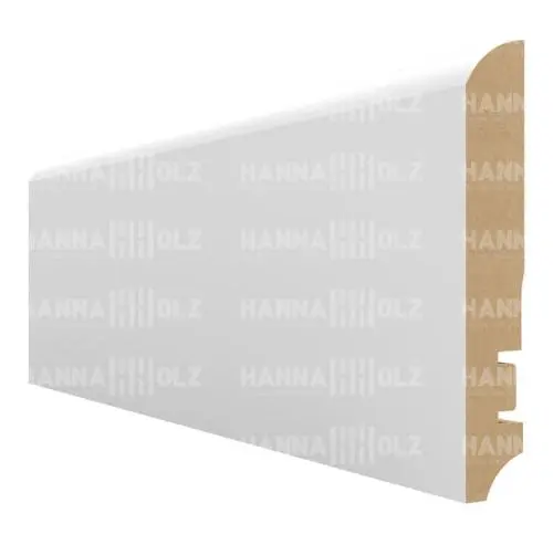 Высокий плинтус белый МДФ под покраску 100403 100 мм в Москве