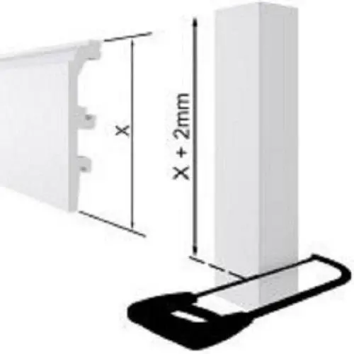 Соединительный блок к плинтусу Arbiton VEGA 4 шт. в уп в Москве