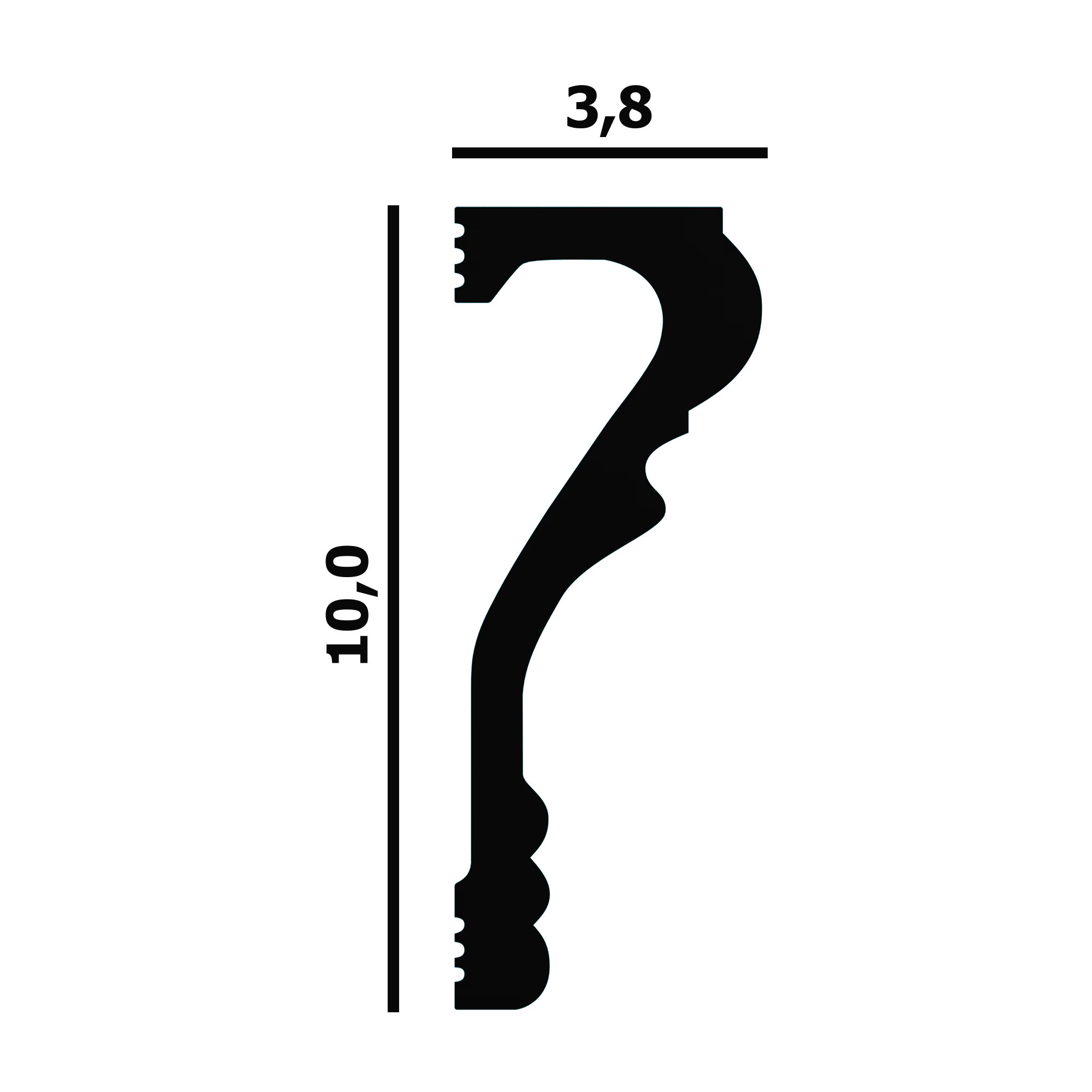 Молдинг P74 Перфект Плюс лепнина