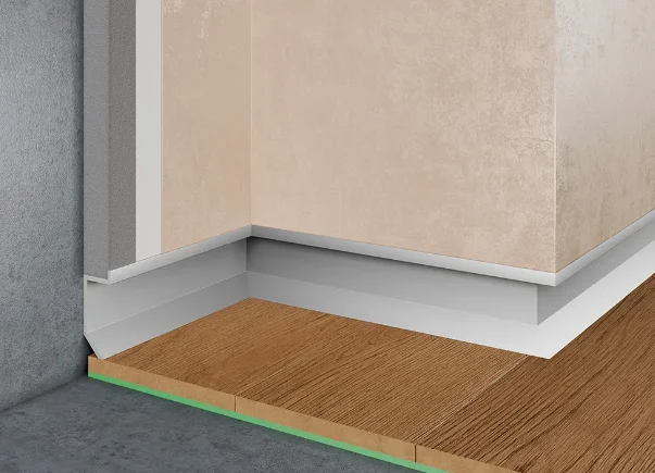 Теневой плинтус скрытого монтажа Pro Design Slim 723 A анодированный в Москве