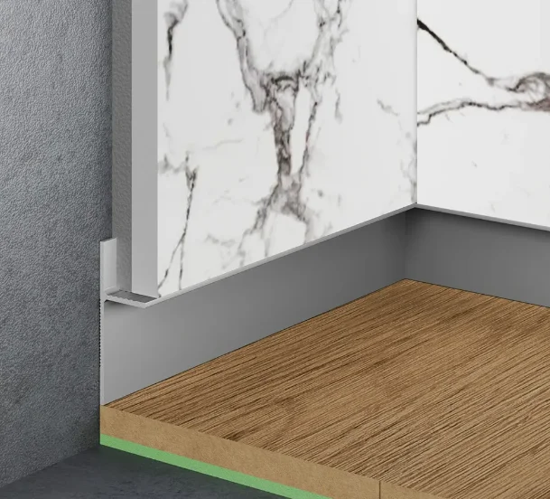 Теневой плинтус скрытого монтажа Pro Design Panel 7208 A анодированный купить