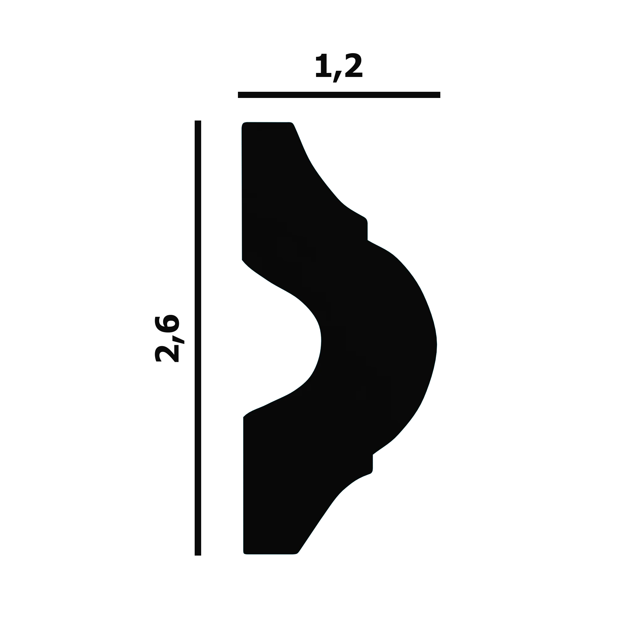 Молдинг P10 Перфект Плюс лепнина