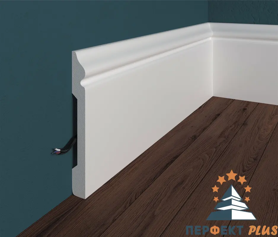 Плинтус из дюрополимера в интерьере