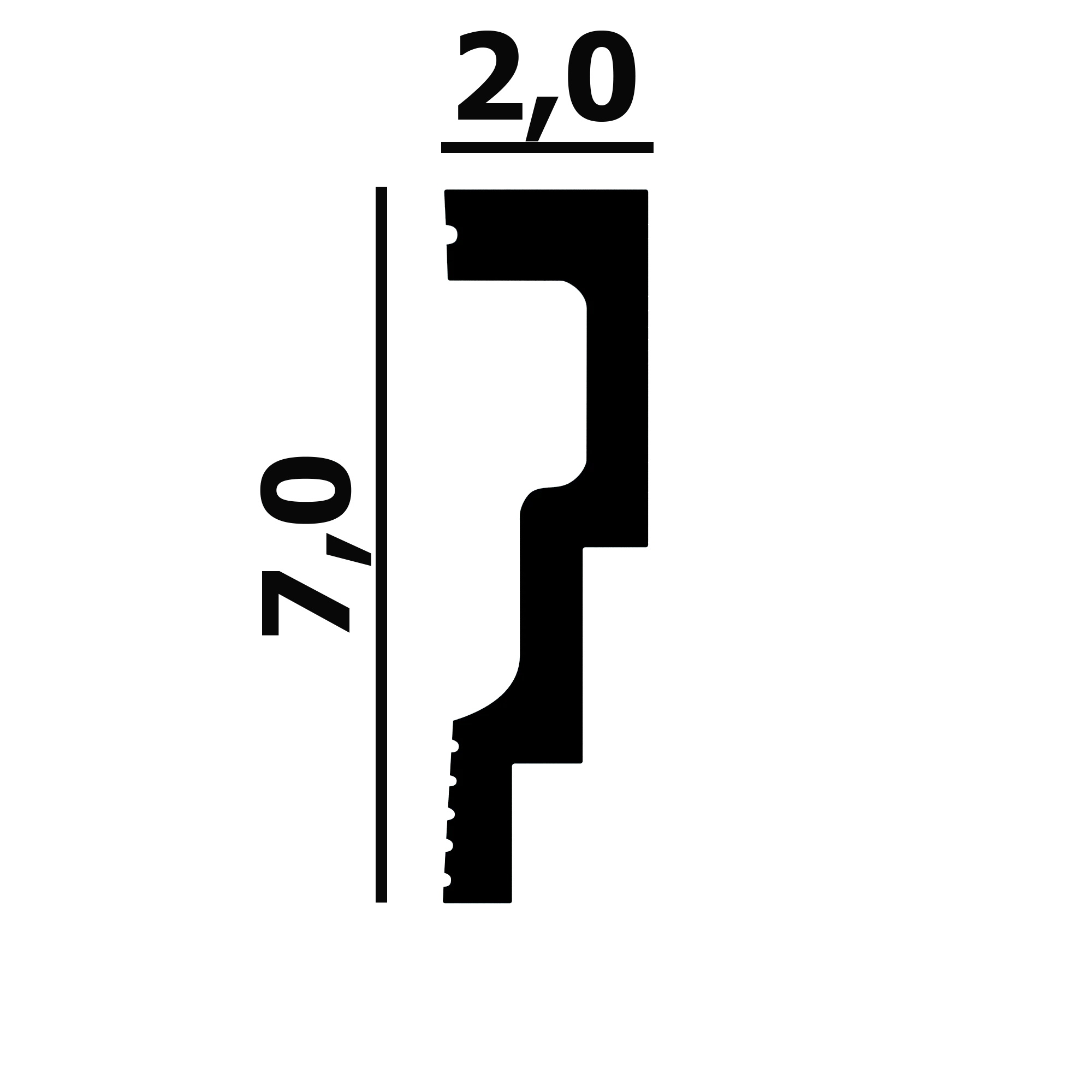 Молдинг P106 Перфект Плюс лепнина