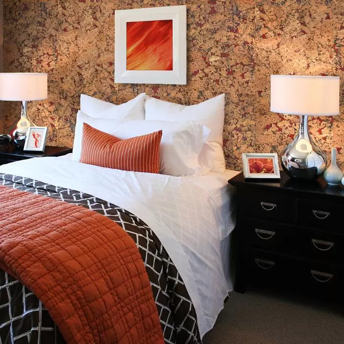 Пробковые панели для стен Corkstyle Monte red Португалия