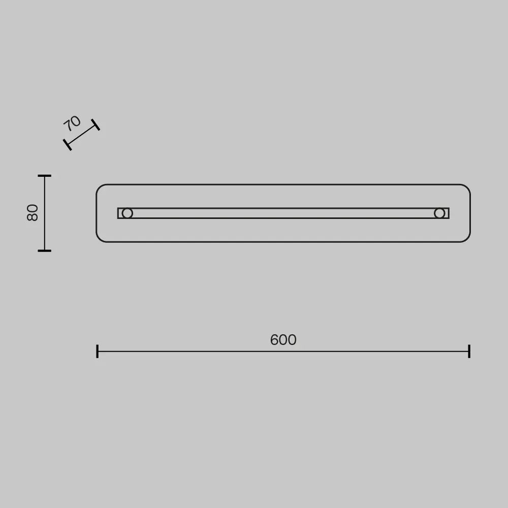 Настенный светильник (бра) Maytoni P091WL-L13CH3K
