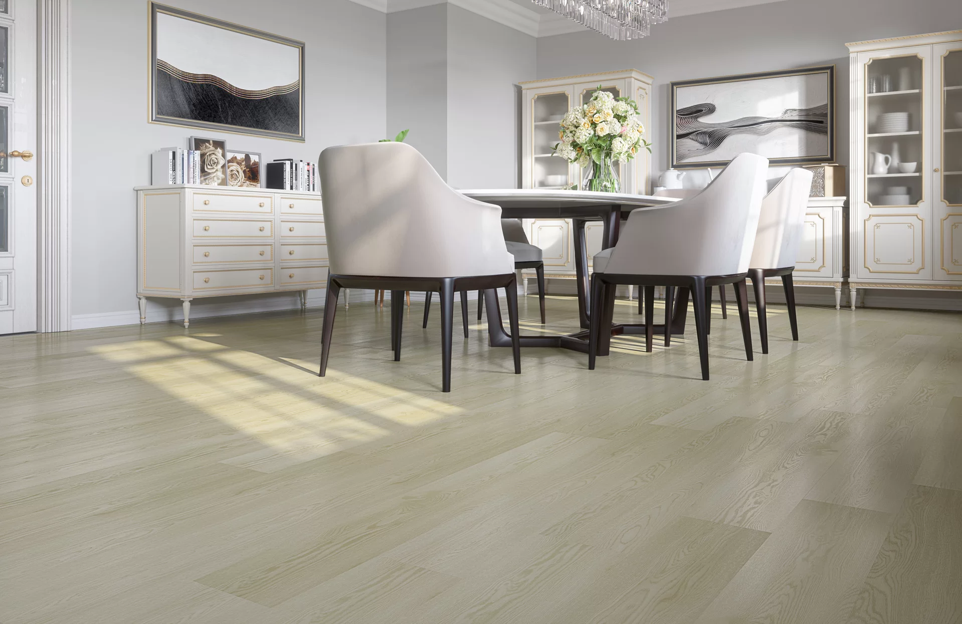 Кварцевый ламинат Fargo Ясень Белый JC18001-35 недорого