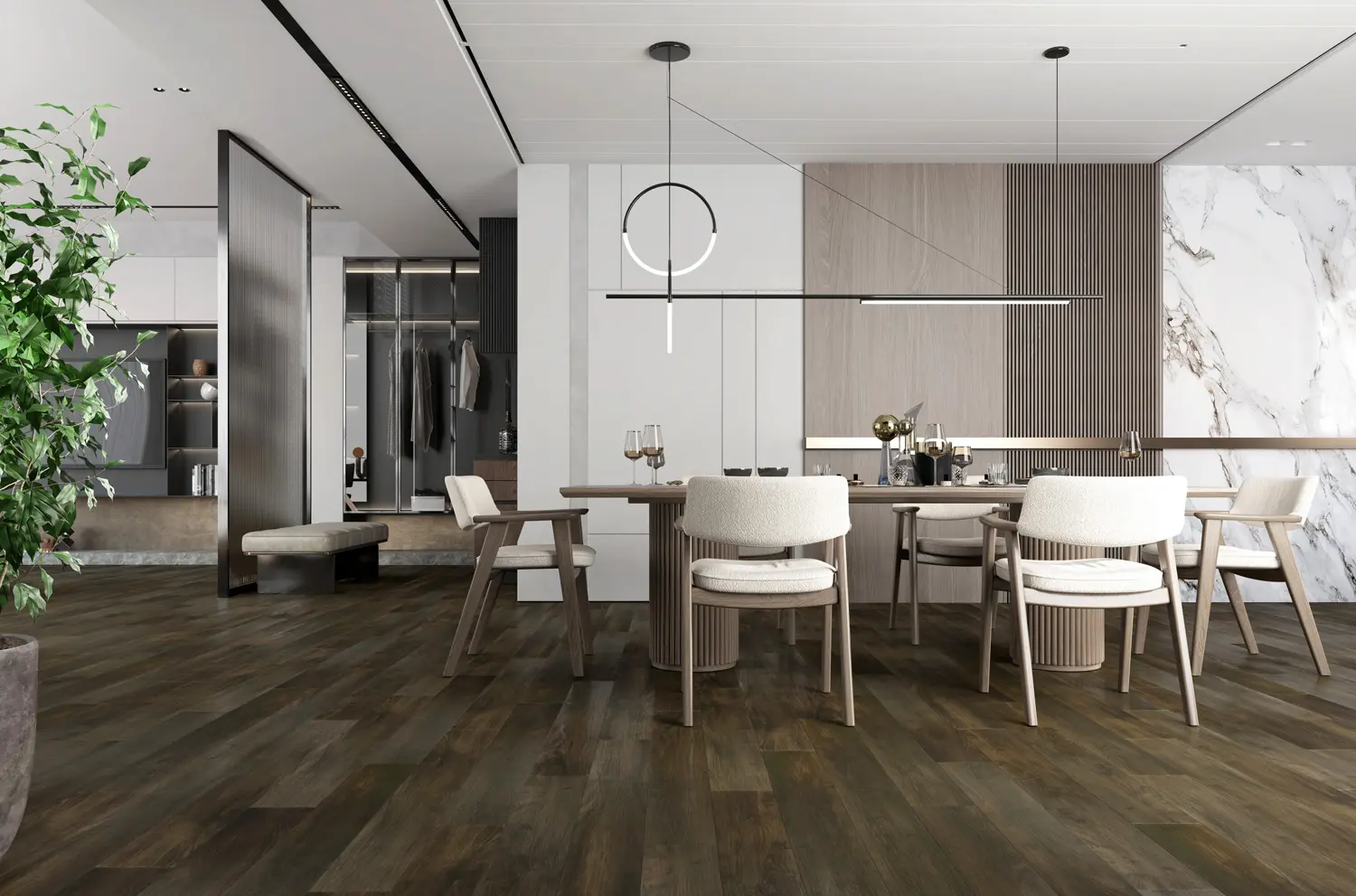 Кварцевый ламинат Fargo Classic 2022-2 Орех Маньчжурский недорого