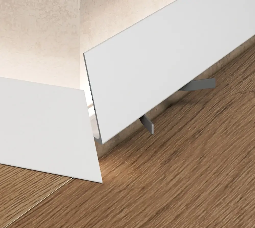 Плинтус Pro Design Corner 570 W Белый Муар Москва