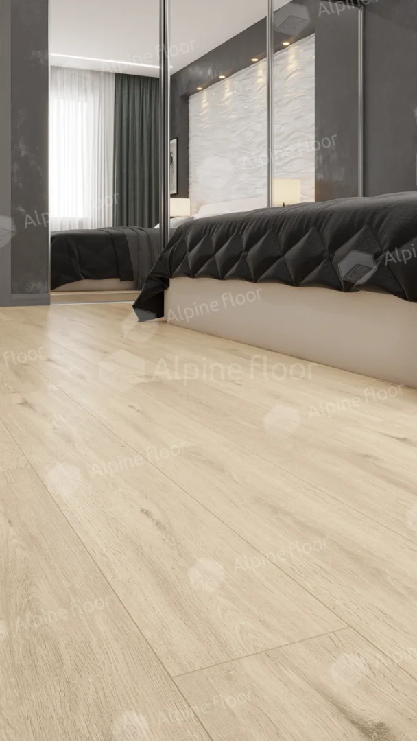 Ламинат SPC Alpine Floor Classic Light Дуб Ваниль ECO 106-22 MC для ванной комнаты