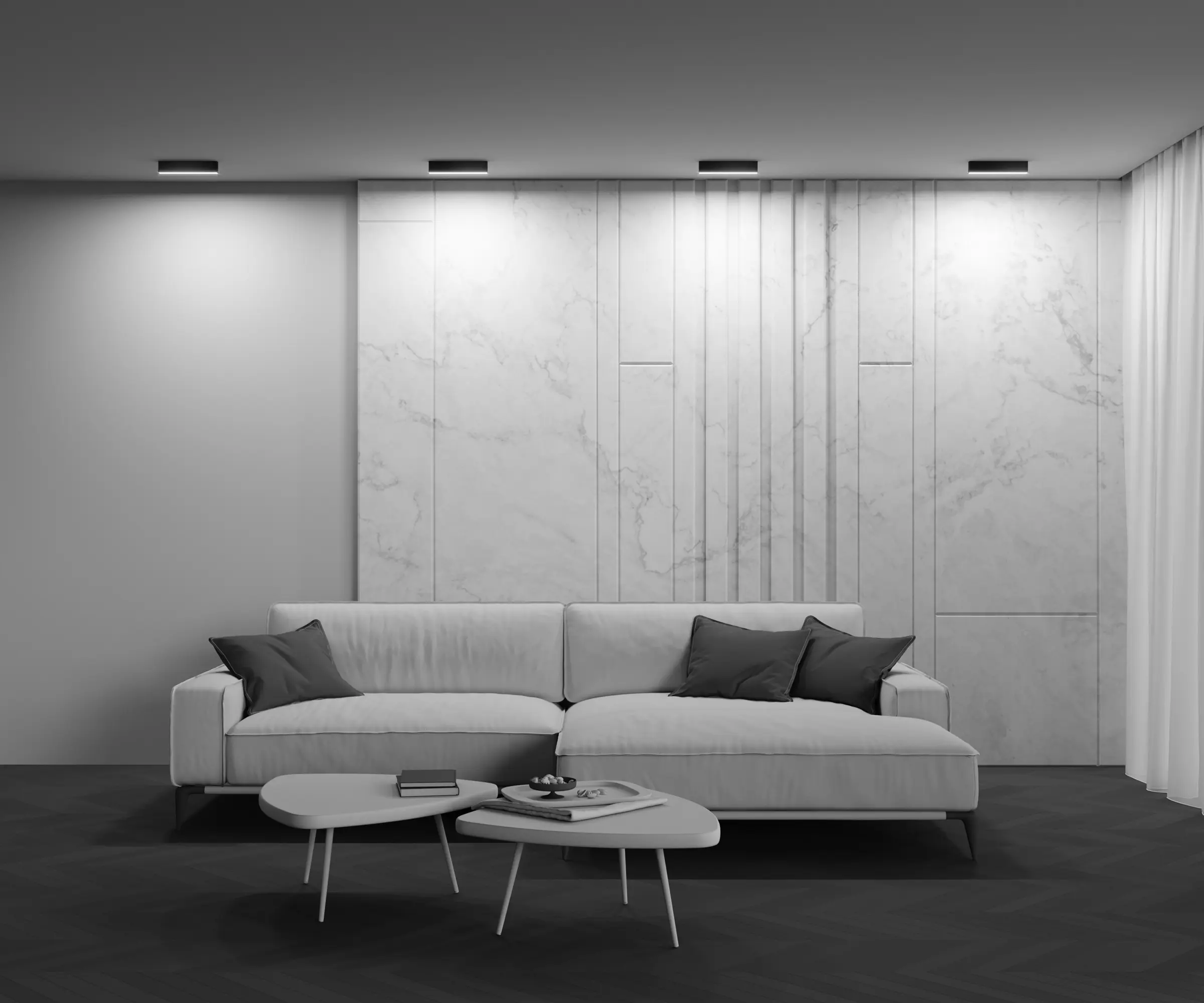 Потолочный светильник Technical C068CL-20W3-6K-B