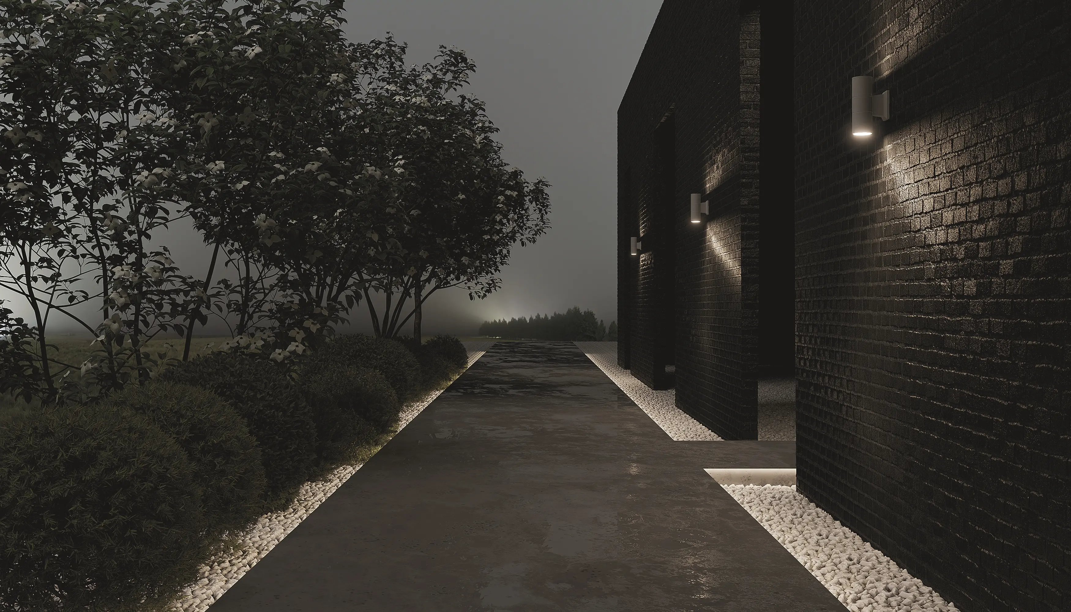 Настенный светильник (бра) Outdoor O574WL-02GR