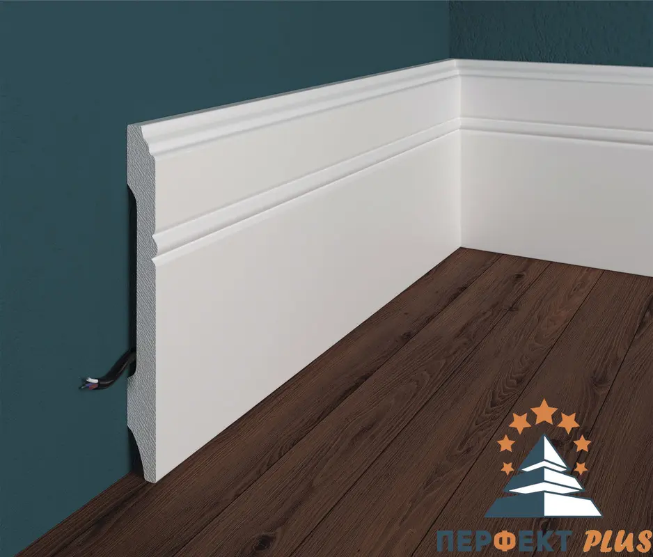 Плинтус из дюрополимера в интерьере