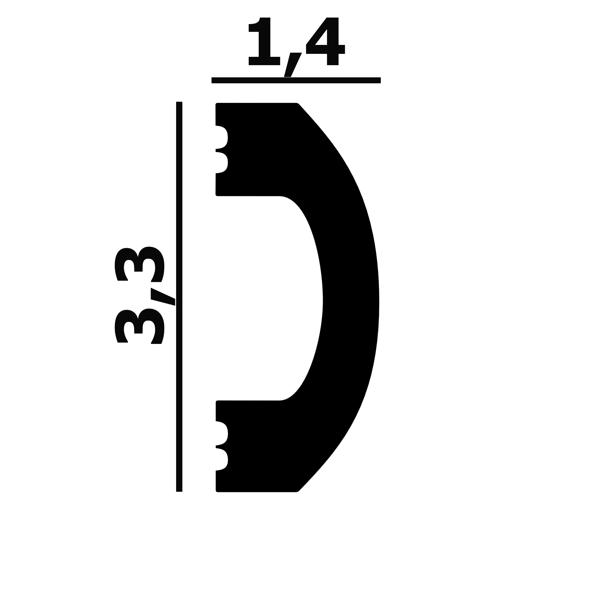 Молдинг P135 Перфект Плюс лепнина